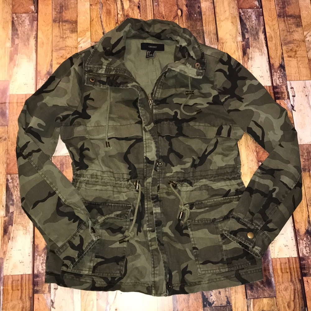 Forever 21 camo design jacket
